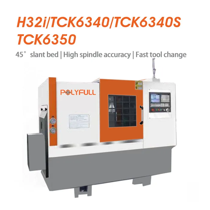 Inclined Bed Linear Guide Way CNC Lathe